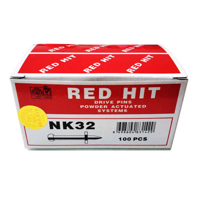 3.7mm Shake Dia. NK32 Shooting Nail Drive Pin com Metal Washer 12mm Integração