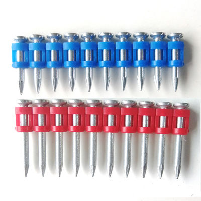 Pins de fixação de pregos a gás com pregos de betão de aço galvanizado endurecido