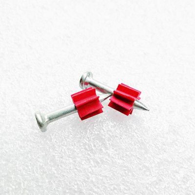 Cadeia lisa de 7,6 mm /.300 "Diâmetro da cabeça Pins galvanizados para Ramset e concreto