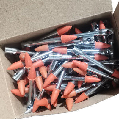 ZK Drive Pin 1/4" Acessórios de pistolas de pregos de visão de alta velocidade com acabamento revestido de zinco