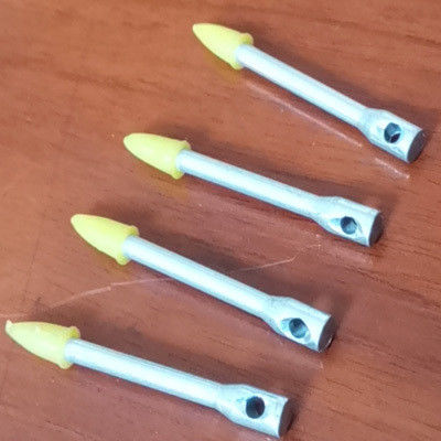 ZK Drive Pin 1/4" Acessórios de pistolas de pregos de visão de alta velocidade com acabamento revestido de zinco