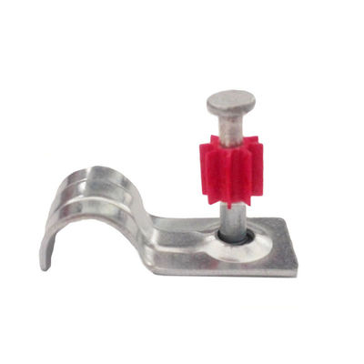 7.6mm Diâmetro da cabeça pin clip prego um buraco para fixação segura no concreto