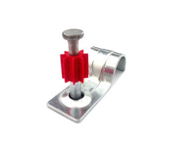 7.6mm Diâmetro da cabeça pin clip prego um buraco para fixação segura no concreto