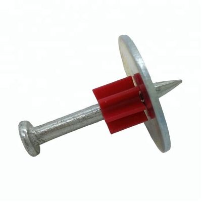 Nail de concreto de tipo PDW galvanizado eletrônico com uma lavadora de metal de 25 mm