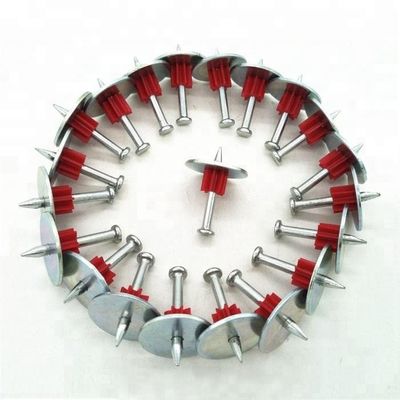 Nail de concreto de tipo PDW galvanizado eletrônico com uma lavadora de metal de 25 mm