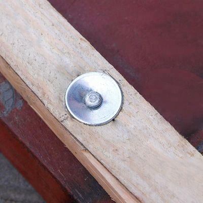 Nail de concreto de tipo PDW galvanizado eletrônico com uma lavadora de metal de 25 mm