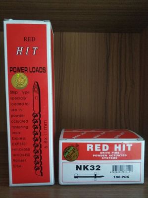 Proteja o teto com pinças de concreto para unhas de 32 mm RED HIT e diafragma de 12 mm