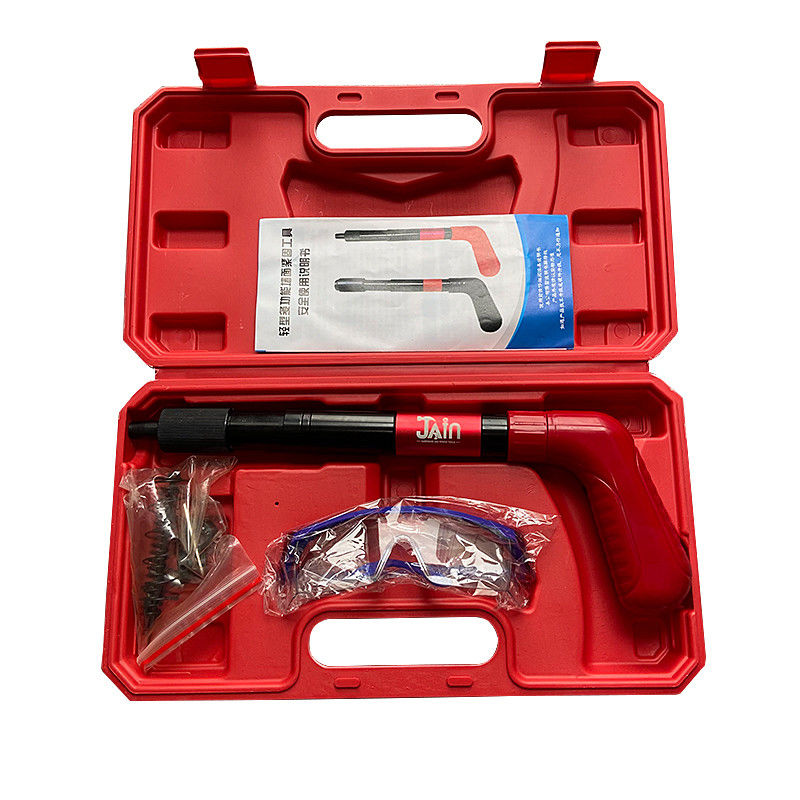 Disparando em chapas metálicas Mini arma de unhas sem fio fixa com design pequeno e portátil