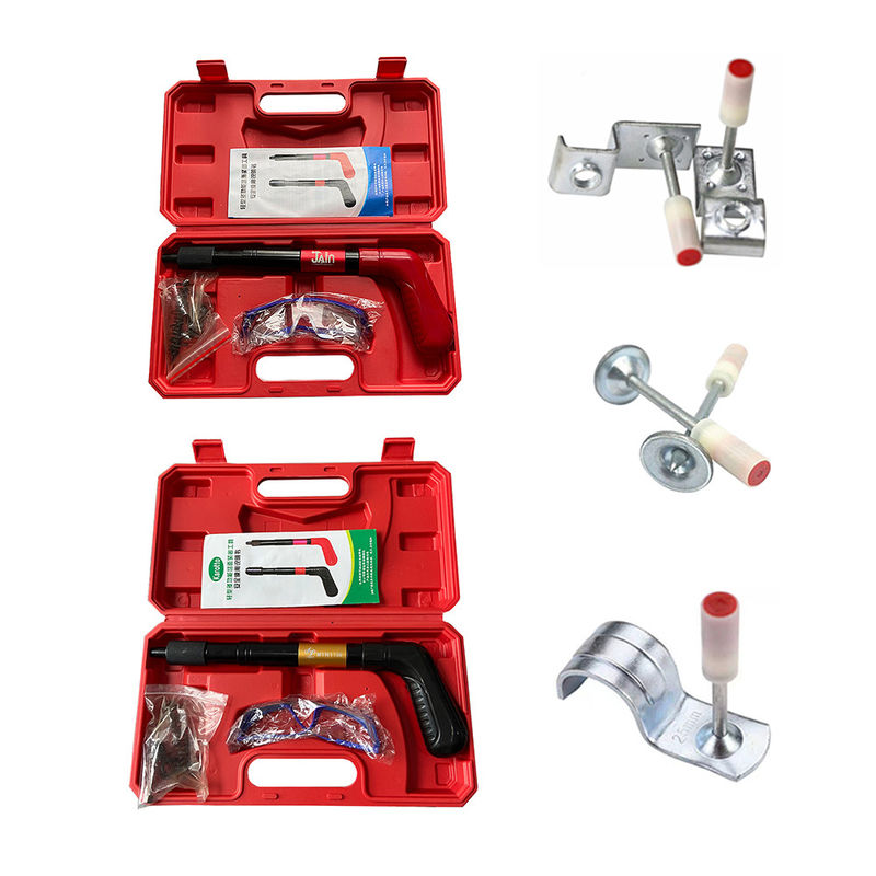 Pequeno tamanho grande impacto vermelho aço e plástico miniatura cordless Nailer para o mercado