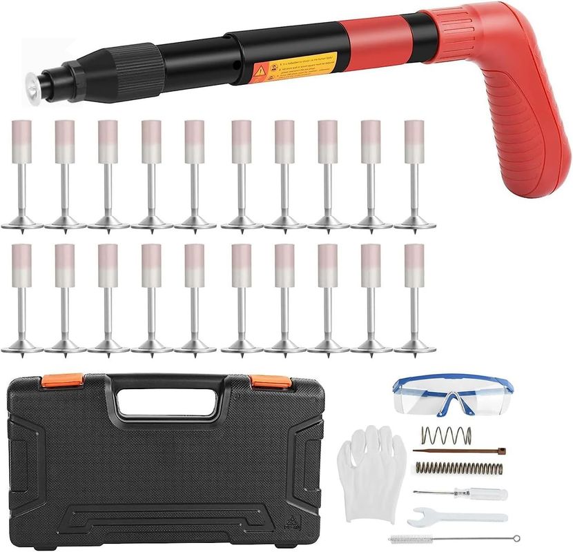 Pistola de prego de concreto de parede forte com design de cabeça pequena melhorado e fonte de alimentação manual