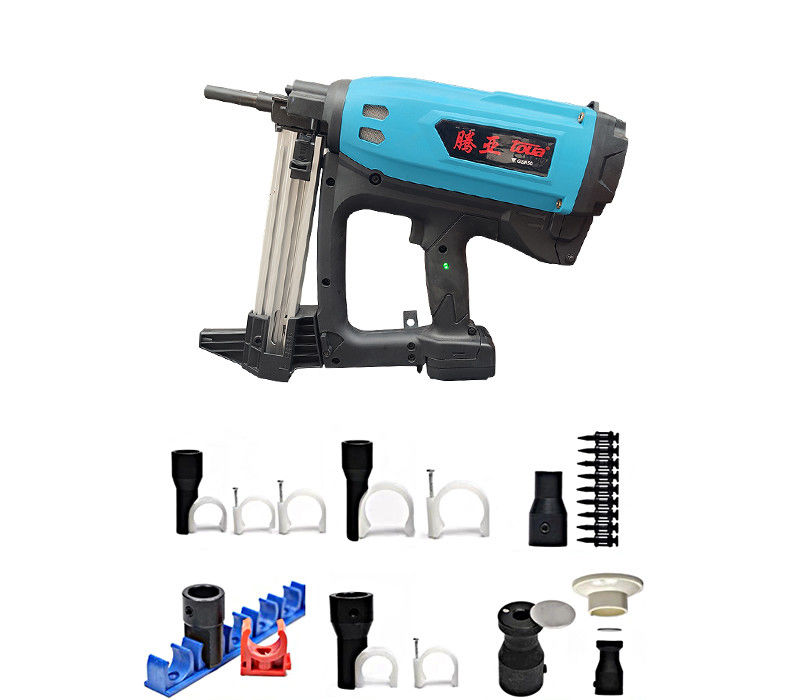 Pistola de cravos de gás potente GSN50 Design azul preto para betão e pinos de acionamento