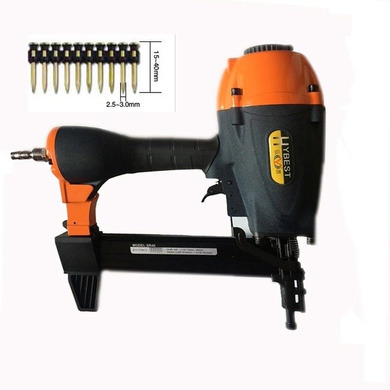 Pistola de cravos de concreto de alto ar SR40 Pneumático de cravos de ar com capacidade de carga de 30 pcs