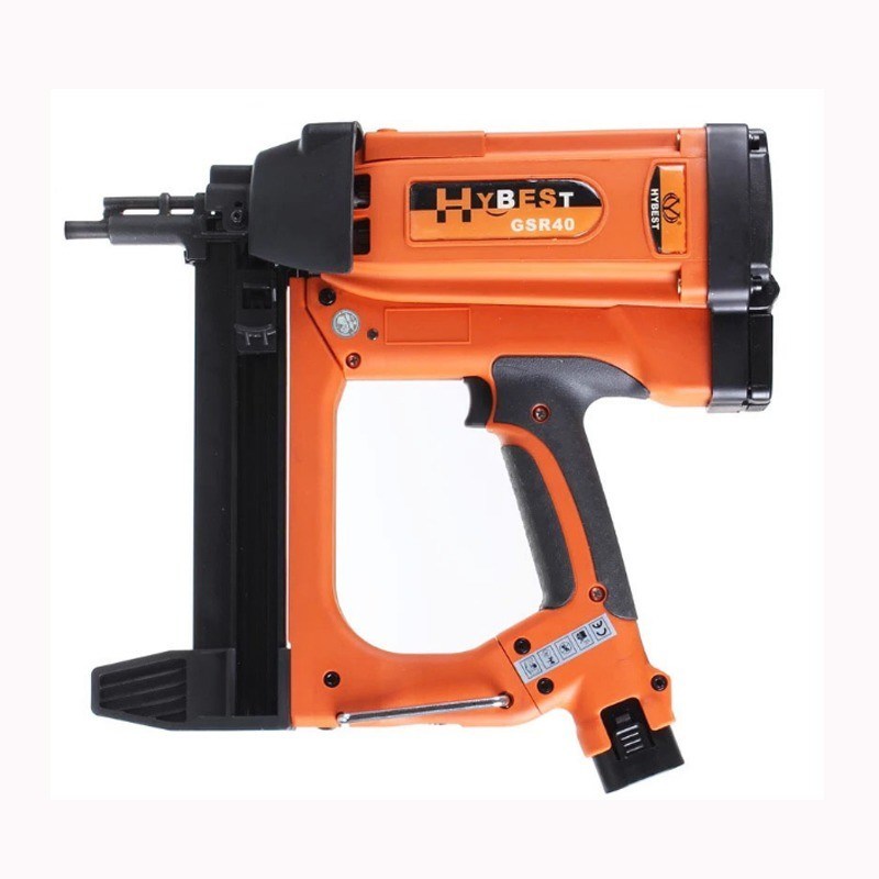 Pistola de espetos GSR40 a gás com capacidade elevada e bateria recarregável de 7,2V/2Ah