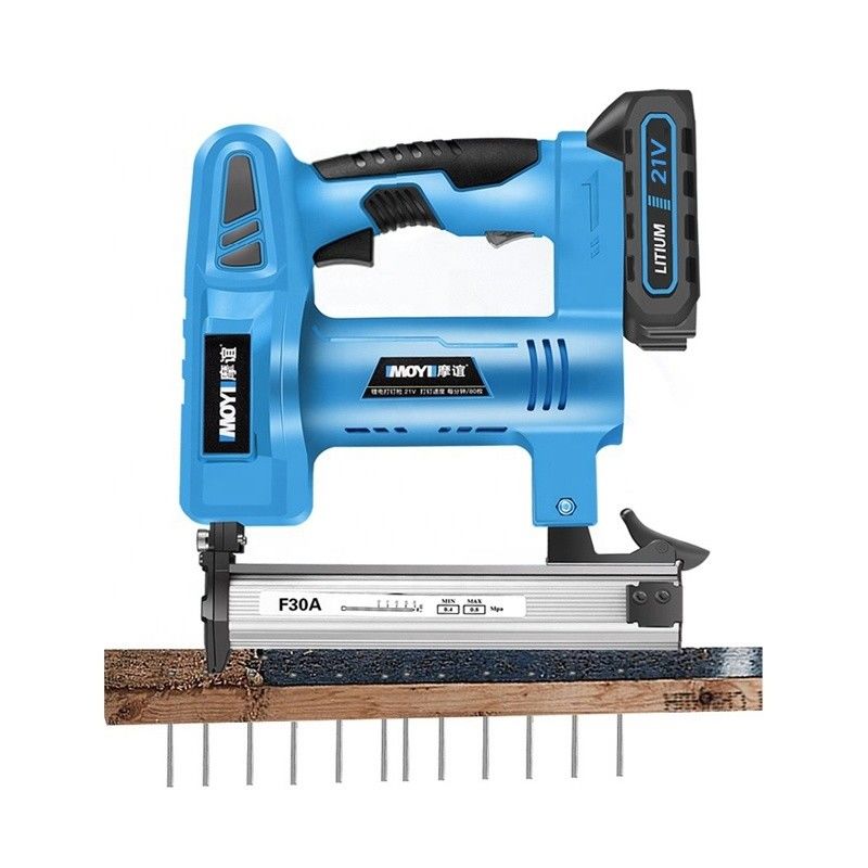18GA Brad Nailer F30A Nailer de bateria sem fio para moldura de tapete de grau industrial