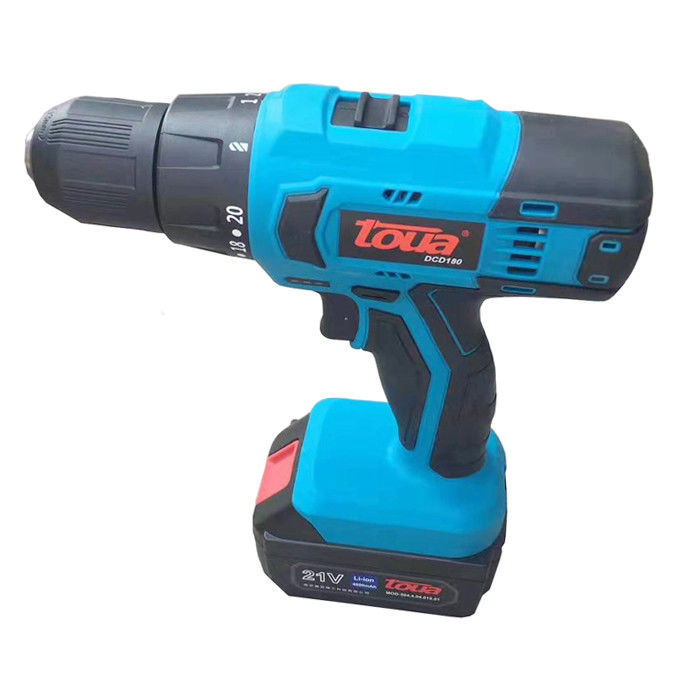Toua DCD sem fio 180 4000mAh 21V Forno de impacto manual Forno de mão de potência industrial