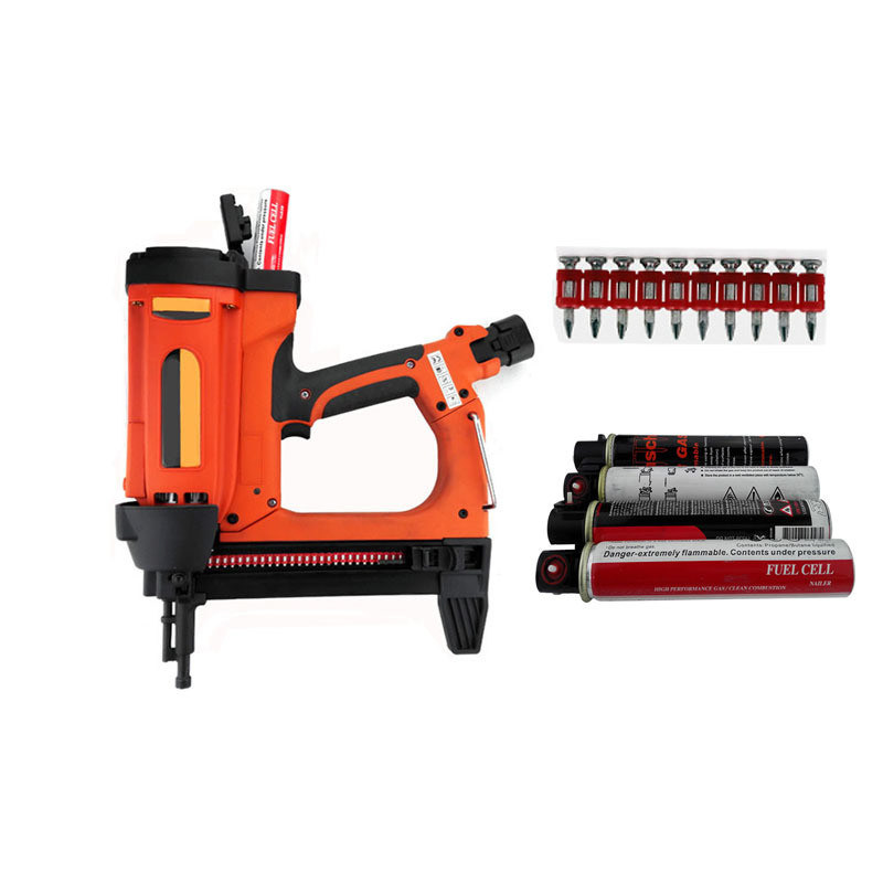 5/8in Min comprimento do prego portas de cimento de concreto janelas Nailer Gas Shooting Nail Gun 3.7kg