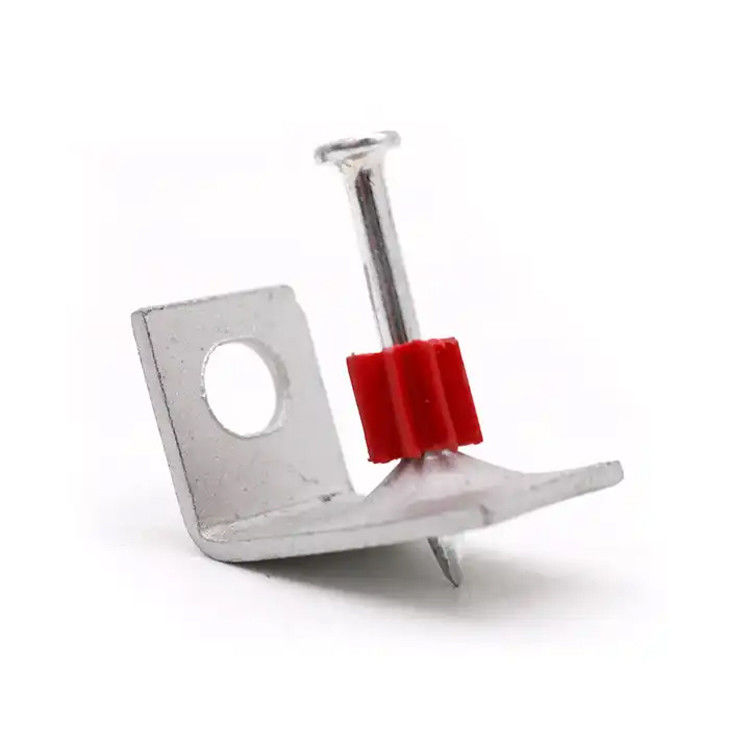 Electro Galvanizado Pólvora Acionada Nail Gun com 90 graus Washer e 25mm comprimento de haste