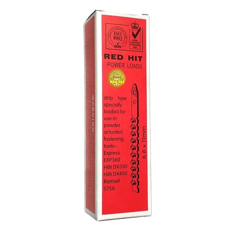 S1 JL RED HIT Cargas de potência.27 CAL 6.8 * 11 Cartuchos com e aço carbono