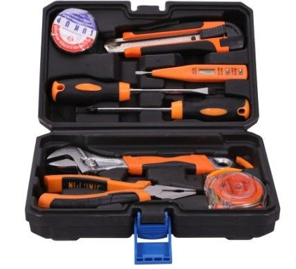 3 kg Suporte personalizado OEM 8pcs Household Precision Hand Tools Set Hardware Tool Box Set