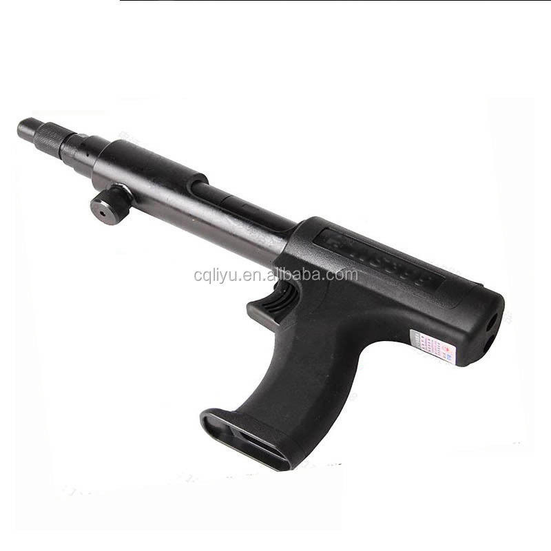 Pistola de cravos de concreto preto de 399 tiros para unhas de 1in-2 1/2in