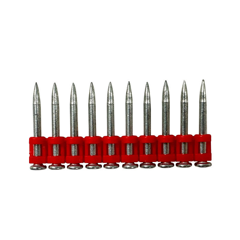 16-38mm Lavadora de plástico cravos de gasoduto de concreto para ferramenta de gás cabeça plana ferramenta de bateria