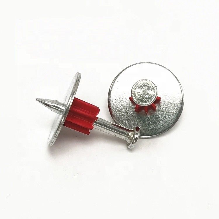 Balanço suave.300 Head Drive Pins com 25mm Metal Washer Powder Actuated Nail Fastening System
