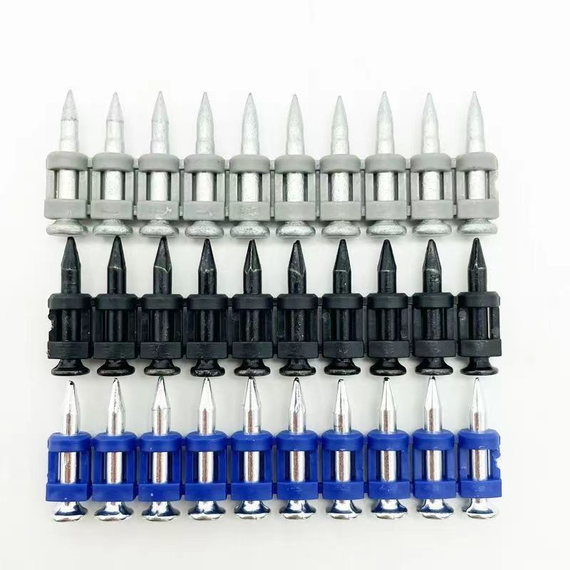 Padrão ISO 3,0 mm Diâmetro da haste Pins de gás de aço reforçado prego de bala para concreto