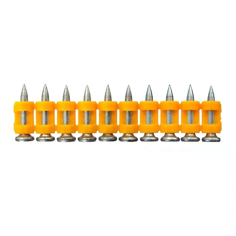 Nail de gás de aço durável de 19 mm para TOUA Concreto Pistola de aço Pistolas de plástico de banda de gás