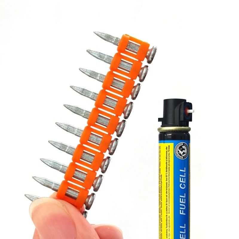 32mm Collated Gas Drive Pins Strip Gas Nails A sua solução ideal para unhas de concreto