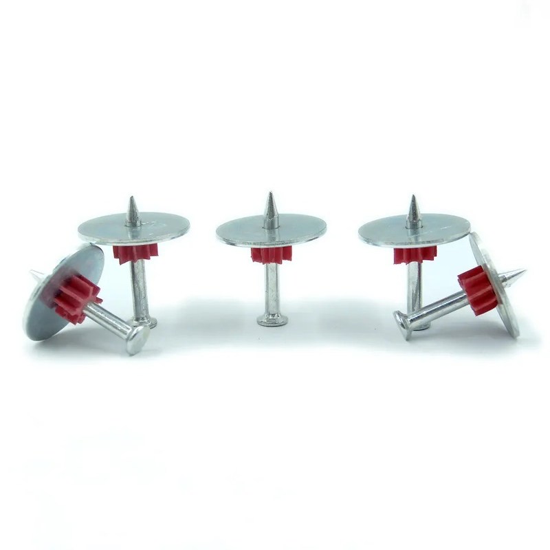 7.6 mm Diâmetro da cabeça Pins de accionamento de alta velocidade para cravos de tiro de concreto e aço