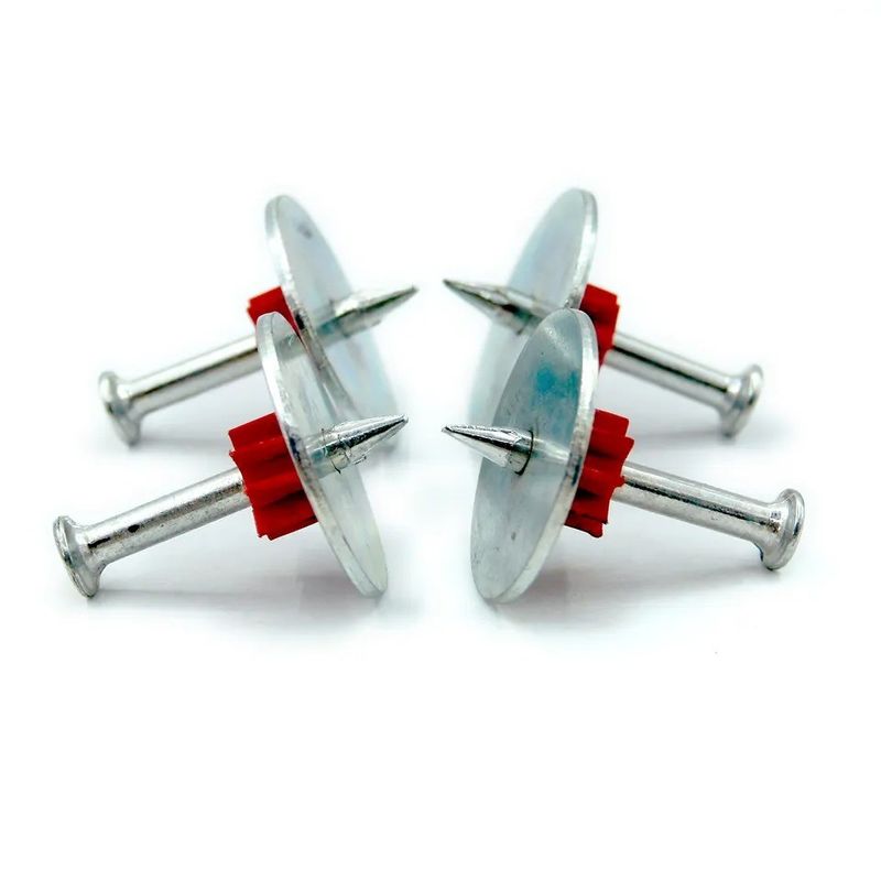 7.6mm Diâmetro da cabeça 25mm Lava-louças de aço de alta velocidade Unhas de aço para pinos de concreto PDW