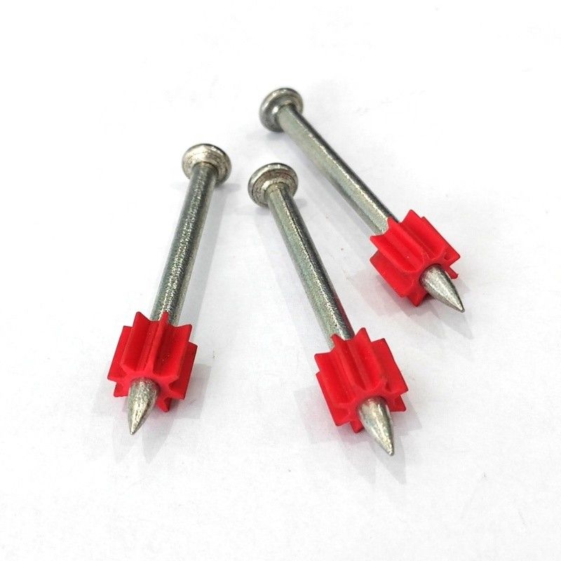 PD52 52mm Pin de direção de cabeça de aço para pregos de tiro de concreto em pistola de pregos acionada a pó