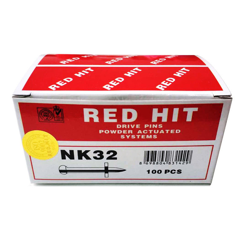 3.7mm Shake Dia. NK32 Shooting Nail Drive Pin com Metal Washer 12mm Integração