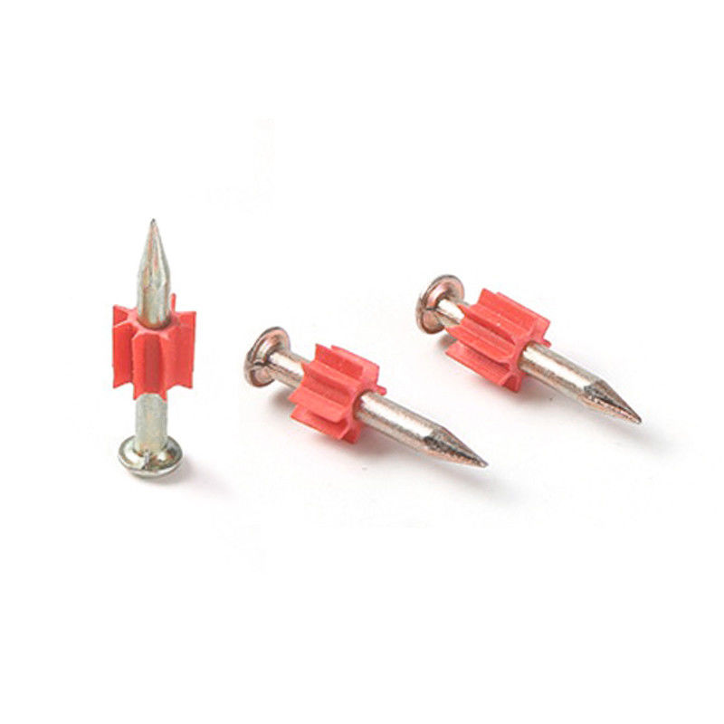 1.2-6mm Shank Dia. Pistola de pregas acionada a pó para pregas de concreto Material de aço forte